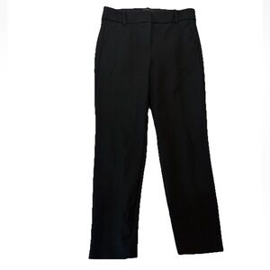 J.Crew Camron Black Classic Ankle Pants Zipper Fly Belt Loops Women’s Size 4